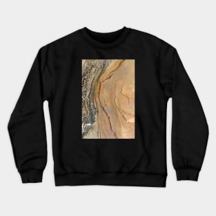 Beach side intimate rock texture Crewneck Sweatshirt